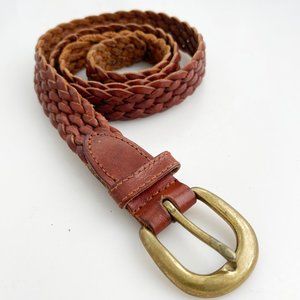 Fossil Belt- Women's medium british tan with solid brass hardware